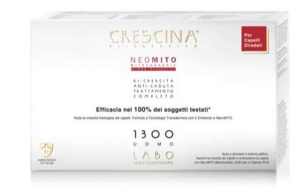 Crescina Ricrescita Mito 1300 uomo tecnologia transdermic 20+20 fiale 3,5 mililitri